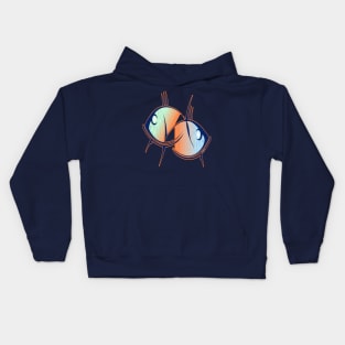 Twin fish fish color Kids Hoodie